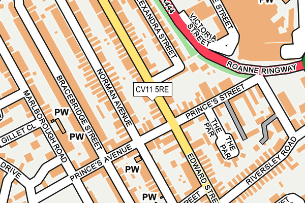 CV11 5RE map - OS OpenMap – Local (Ordnance Survey) CV11 5RE map - OS OpenMap – Local (Ordnance Survey)