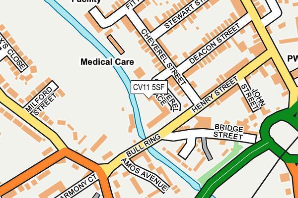 CV11 5SF map - OS OpenMap – Local (Ordnance Survey) CV11 5SF map - OS OpenMap – Local (Ordnance Survey)