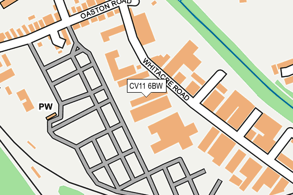 CV11 6BW map - OS OpenMap – Local (Ordnance Survey) CV11 6BW map - OS OpenMap – Local (Ordnance Survey)