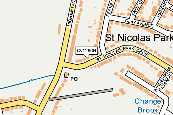 CV11 6DH map - OS OpenMap – Local (Ordnance Survey) CV11 6DH map - OS OpenMap – Local (Ordnance Survey)