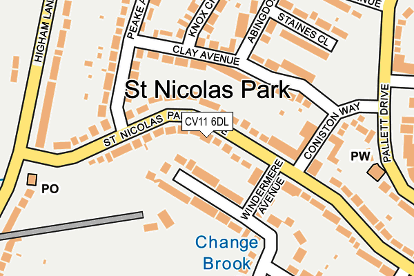 CV11 6DL map - OS OpenMap – Local (Ordnance Survey) CV11 6DL map - OS OpenMap – Local (Ordnance Survey)