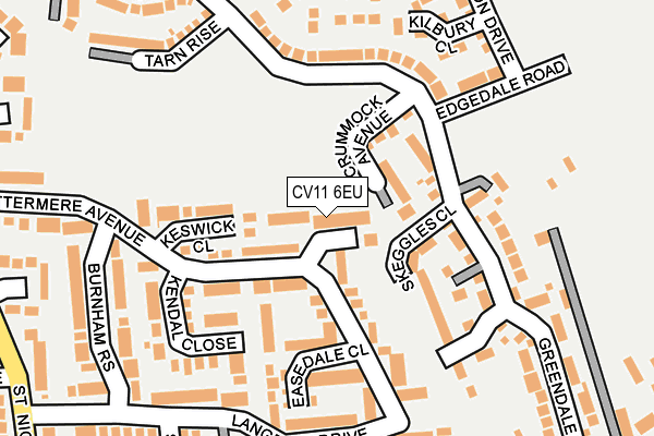 CV11 6EU map - OS OpenMap – Local (Ordnance Survey) CV11 6EU map - OS OpenMap – Local (Ordnance Survey)
