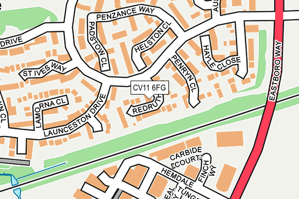 CV11 6FG map - OS OpenMap – Local (Ordnance Survey) CV11 6FG map - OS OpenMap – Local (Ordnance Survey)