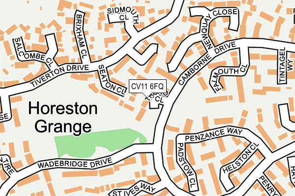 CV11 6FQ map - OS OpenMap – Local (Ordnance Survey)