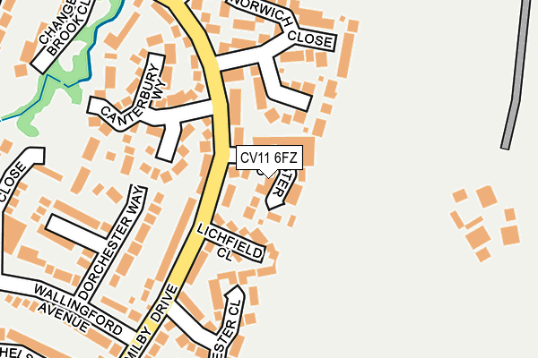 CV11 6FZ map - OS OpenMap – Local (Ordnance Survey) CV11 6FZ map - OS OpenMap – Local (Ordnance Survey)