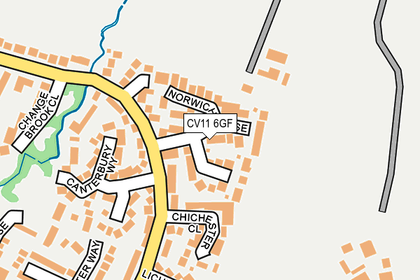 CV11 6GF map - OS OpenMap – Local (Ordnance Survey) CV11 6GF map - OS OpenMap – Local (Ordnance Survey)