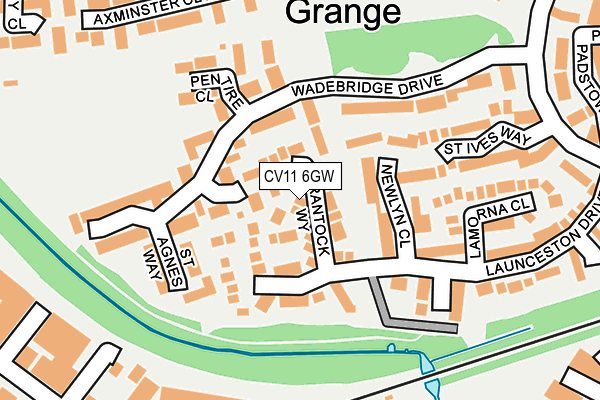 CV11 6GW map - OS OpenMap – Local (Ordnance Survey) CV11 6GW map - OS OpenMap – Local (Ordnance Survey)