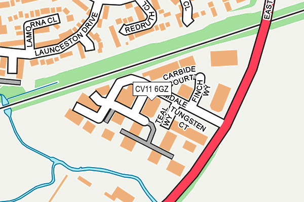 CV11 6GZ map - OS OpenMap – Local (Ordnance Survey) CV11 6GZ map - OS OpenMap – Local (Ordnance Survey)