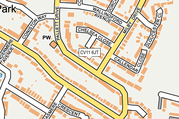CV11 6JT map - OS OpenMap – Local (Ordnance Survey) CV11 6JT map - OS OpenMap – Local (Ordnance Survey)