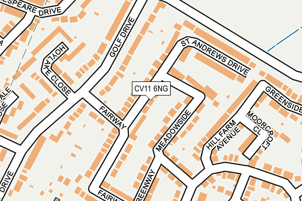 CV11 6NG map - OS OpenMap – Local (Ordnance Survey) CV11 6NG map - OS OpenMap – Local (Ordnance Survey)