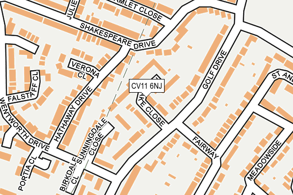 CV11 6NJ map - OS OpenMap – Local (Ordnance Survey) CV11 6NJ map - OS OpenMap – Local (Ordnance Survey)