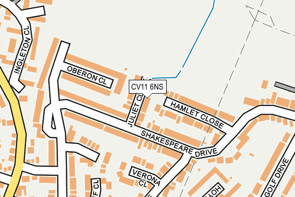 CV11 6NS map - OS OpenMap – Local (Ordnance Survey) CV11 6NS map - OS OpenMap – Local (Ordnance Survey)