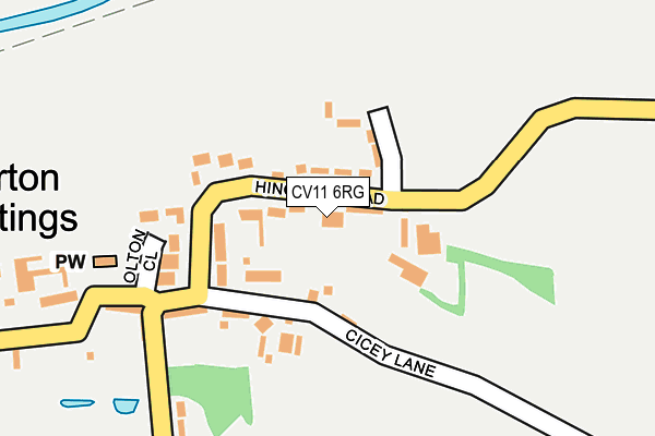 CV11 6RG map - OS OpenMap – Local (Ordnance Survey) CV11 6RG map - OS OpenMap – Local (Ordnance Survey)