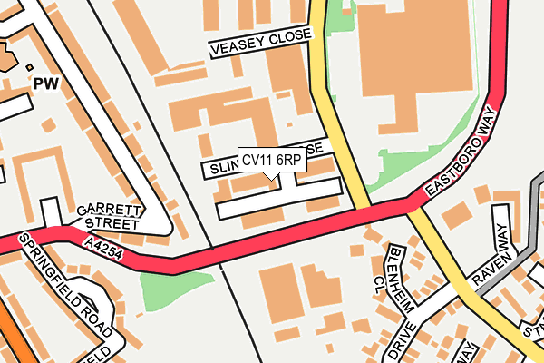 CV11 6RP map - OS OpenMap – Local (Ordnance Survey) CV11 6RP map - OS OpenMap – Local (Ordnance Survey)