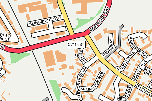 CV11 6ST map - OS OpenMap – Local (Ordnance Survey) CV11 6ST map - OS OpenMap – Local (Ordnance Survey)