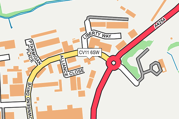 CV11 6SW map - OS OpenMap – Local (Ordnance Survey) CV11 6SW map - OS OpenMap – Local (Ordnance Survey)