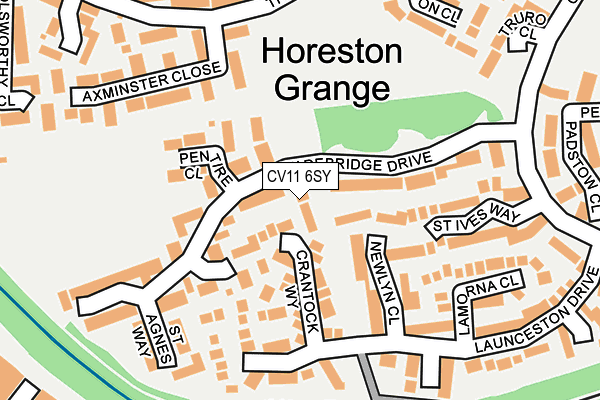 CV11 6SY map - OS OpenMap – Local (Ordnance Survey) CV11 6SY map - OS OpenMap – Local (Ordnance Survey)
