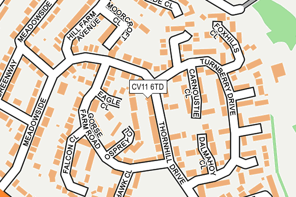 CV11 6TD map - OS OpenMap – Local (Ordnance Survey) CV11 6TD map - OS OpenMap – Local (Ordnance Survey)