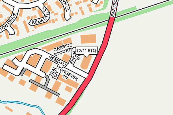 CV11 6TQ map - OS OpenMap – Local (Ordnance Survey) CV11 6TQ map - OS OpenMap – Local (Ordnance Survey)