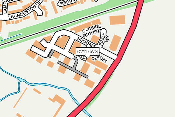 CV11 6WG map - OS OpenMap – Local (Ordnance Survey) CV11 6WG map - OS OpenMap – Local (Ordnance Survey)