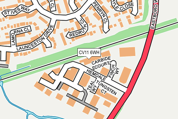 CV11 6WH map - OS OpenMap – Local (Ordnance Survey) CV11 6WH map - OS OpenMap – Local (Ordnance Survey)