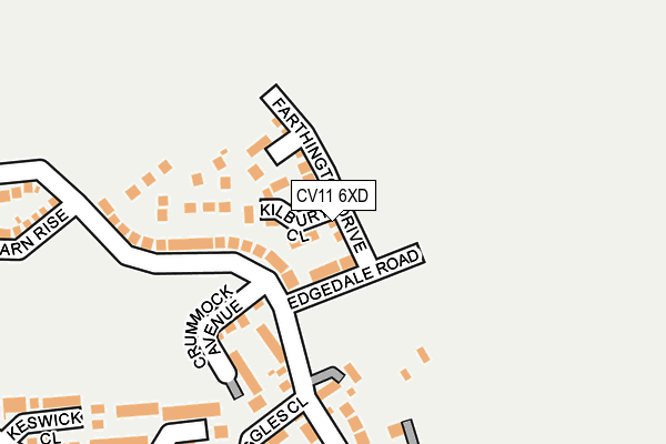CV11 6XD map - OS OpenMap – Local (Ordnance Survey) CV11 6XD map - OS OpenMap – Local (Ordnance Survey)