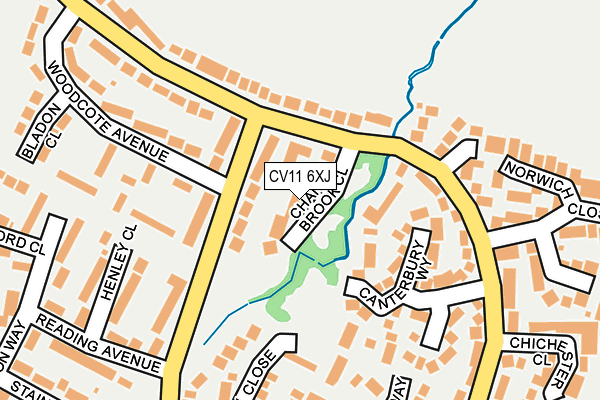 CV11 6XJ map - OS OpenMap – Local (Ordnance Survey) CV11 6XJ map - OS OpenMap – Local (Ordnance Survey)