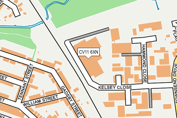 CV11 6XN map - OS OpenMap – Local (Ordnance Survey) CV11 6XN map - OS OpenMap – Local (Ordnance Survey)