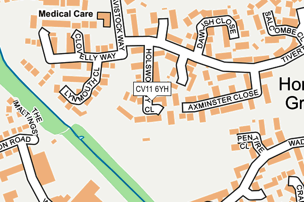 CV11 6YH map - OS OpenMap – Local (Ordnance Survey) CV11 6YH map - OS OpenMap – Local (Ordnance Survey)