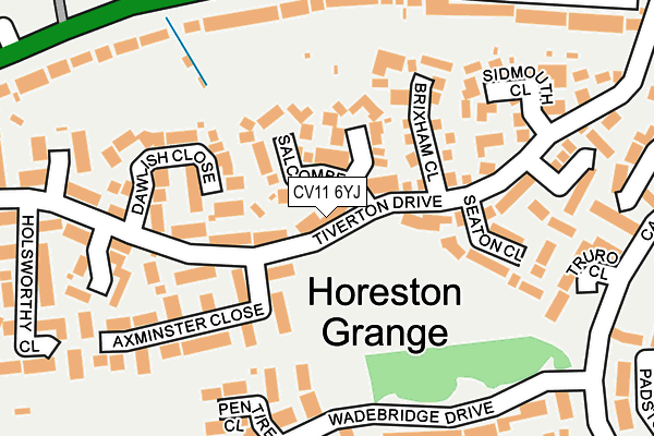 CV11 6YJ map - OS OpenMap – Local (Ordnance Survey)