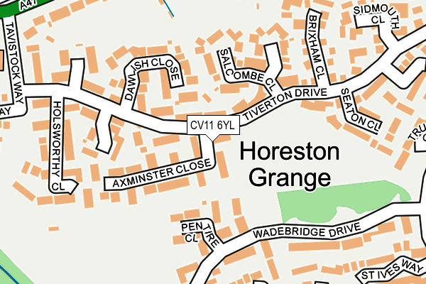CV11 6YL map - OS OpenMap – Local (Ordnance Survey) CV11 6YL map - OS OpenMap – Local (Ordnance Survey)