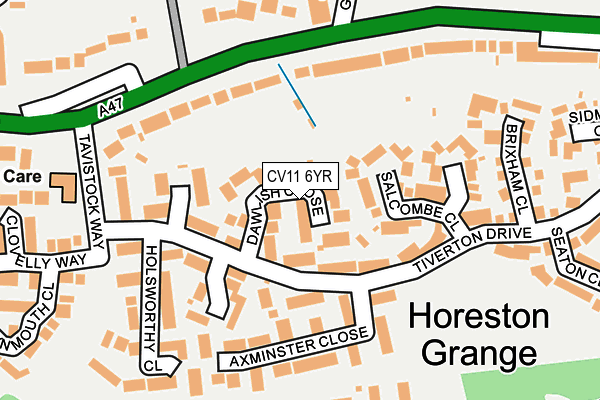 CV11 6YR map - OS OpenMap – Local (Ordnance Survey) CV11 6YR map - OS OpenMap – Local (Ordnance Survey)