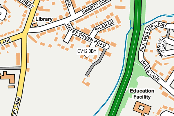 CV12 0BY map - OS OpenMap – Local (Ordnance Survey) CV12 0BY map - OS OpenMap – Local (Ordnance Survey)