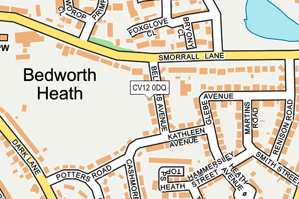 CV12 0DQ map - OS OpenMap – Local (Ordnance Survey) CV12 0DQ map - OS OpenMap – Local (Ordnance Survey)