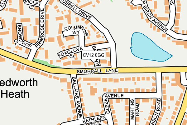 CV12 0GG map - OS OpenMap – Local (Ordnance Survey) CV12 0GG map - OS OpenMap – Local (Ordnance Survey)
