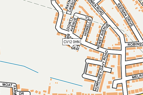 CV12 0HN map - OS OpenMap – Local (Ordnance Survey) CV12 0HN map - OS OpenMap – Local (Ordnance Survey)
