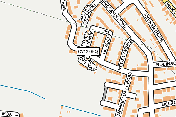 CV12 0HQ map - OS OpenMap – Local (Ordnance Survey) CV12 0HQ map - OS OpenMap – Local (Ordnance Survey)