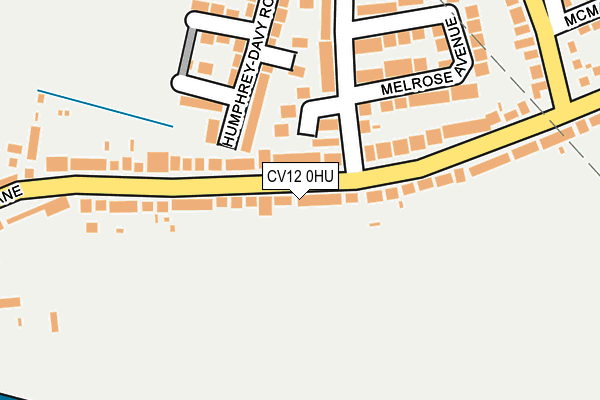 CV12 0HU map - OS OpenMap – Local (Ordnance Survey) CV12 0HU map - OS OpenMap – Local (Ordnance Survey)