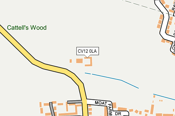 CV12 0LA map - OS OpenMap – Local (Ordnance Survey) CV12 0LA map - OS OpenMap – Local (Ordnance Survey)