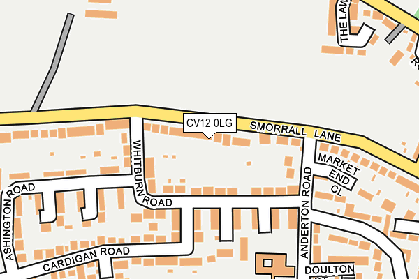 CV12 0LG map - OS OpenMap – Local (Ordnance Survey) CV12 0LG map - OS OpenMap – Local (Ordnance Survey)