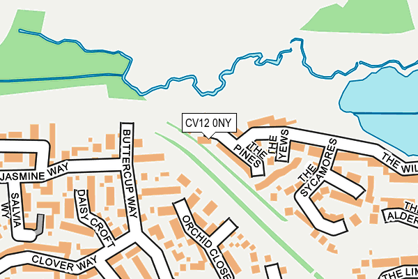 CV12 0NY map - OS OpenMap – Local (Ordnance Survey) CV12 0NY map - OS OpenMap – Local (Ordnance Survey)