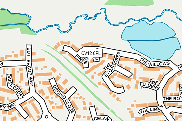 CV12 0PL map - OS OpenMap – Local (Ordnance Survey) CV12 0PL map - OS OpenMap – Local (Ordnance Survey)