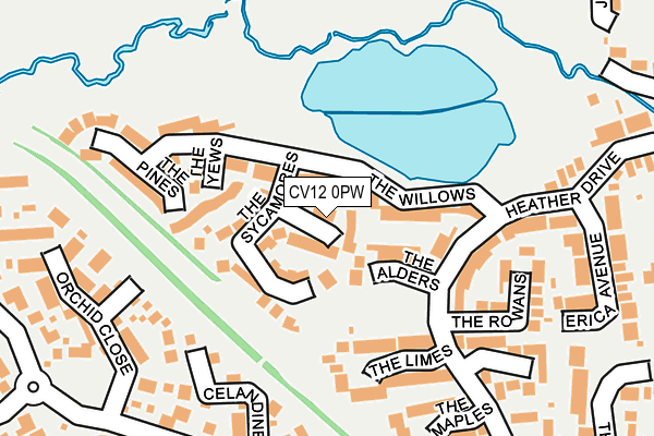 CV12 0PW map - OS OpenMap – Local (Ordnance Survey) CV12 0PW map - OS OpenMap – Local (Ordnance Survey)