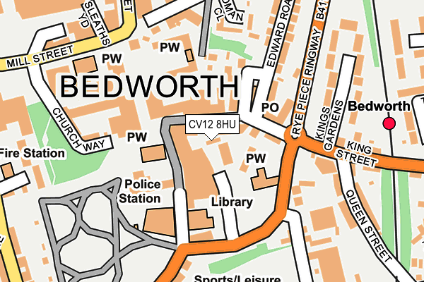 CV12 8HU map - OS OpenMap – Local (Ordnance Survey) CV12 8HU map - OS OpenMap – Local (Ordnance Survey)