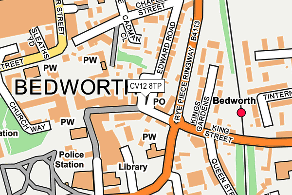 CV12 8TP map - OS OpenMap – Local (Ordnance Survey) CV12 8TP map - OS OpenMap – Local (Ordnance Survey)