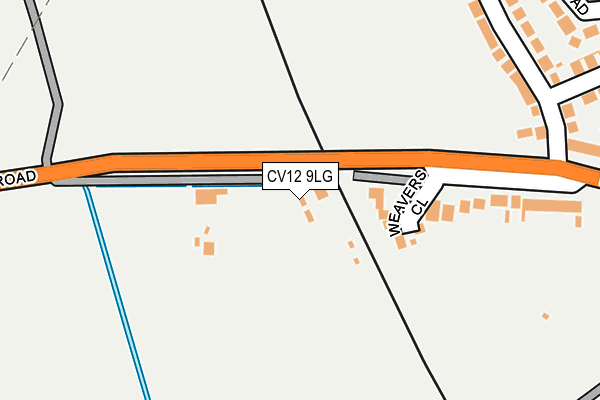 CV12 9LG map - OS OpenMap – Local (Ordnance Survey) CV12 9LG map - OS OpenMap – Local (Ordnance Survey)
