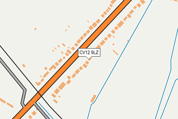 CV12 9LZ map - OS OpenMap – Local (Ordnance Survey) CV12 9LZ map - OS OpenMap – Local (Ordnance Survey)