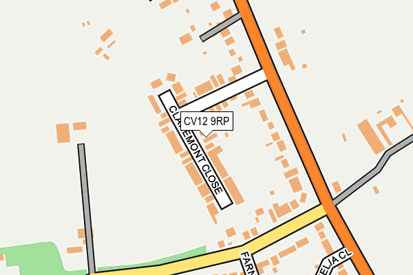 CV12 9RP map - OS OpenMap – Local (Ordnance Survey) CV12 9RP map - OS OpenMap – Local (Ordnance Survey)