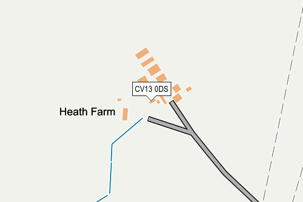 CV13 0DS map - OS OpenMap – Local (Ordnance Survey) CV13 0DS map - OS OpenMap – Local (Ordnance Survey)