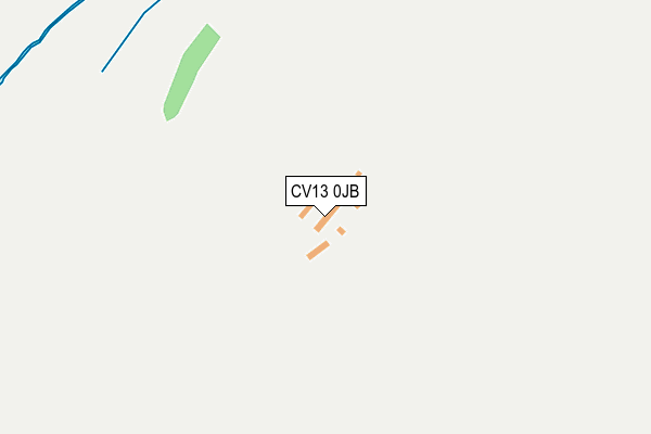 CV13 0JB map - OS OpenMap – Local (Ordnance Survey) CV13 0JB map - OS OpenMap – Local (Ordnance Survey)